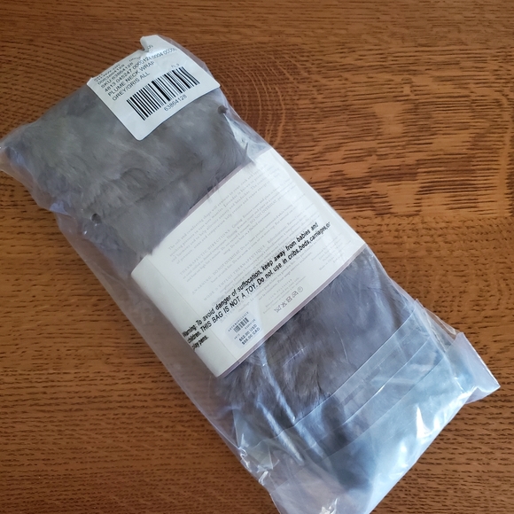 Anthropologie Luxe Dyed Faux Fur Neck Wrap - grey - Picture 8 of 9